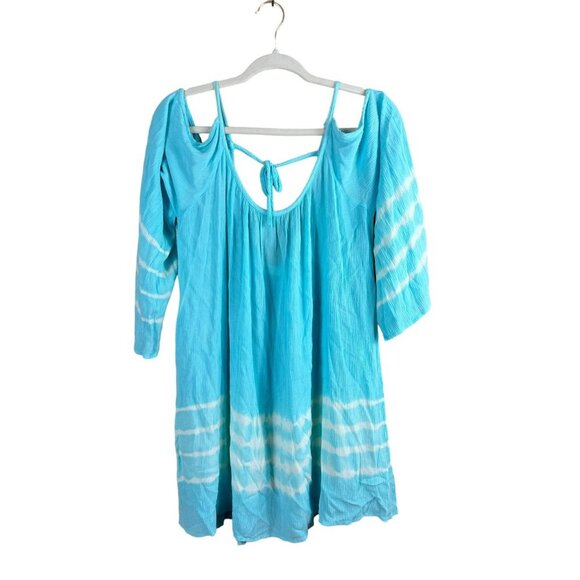 Umgee Dresses & Skirts - Umgee Women's Light Blue Tie Dye Dress